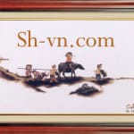 乡村风景画手工刺绣＝可愛的故鄉　24＝SHVN 1124 - 50cm x 80cm (2)